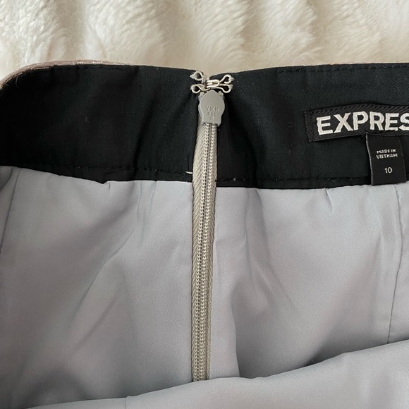 Express metallic mini skirt size 10 - Picture 8 of 12